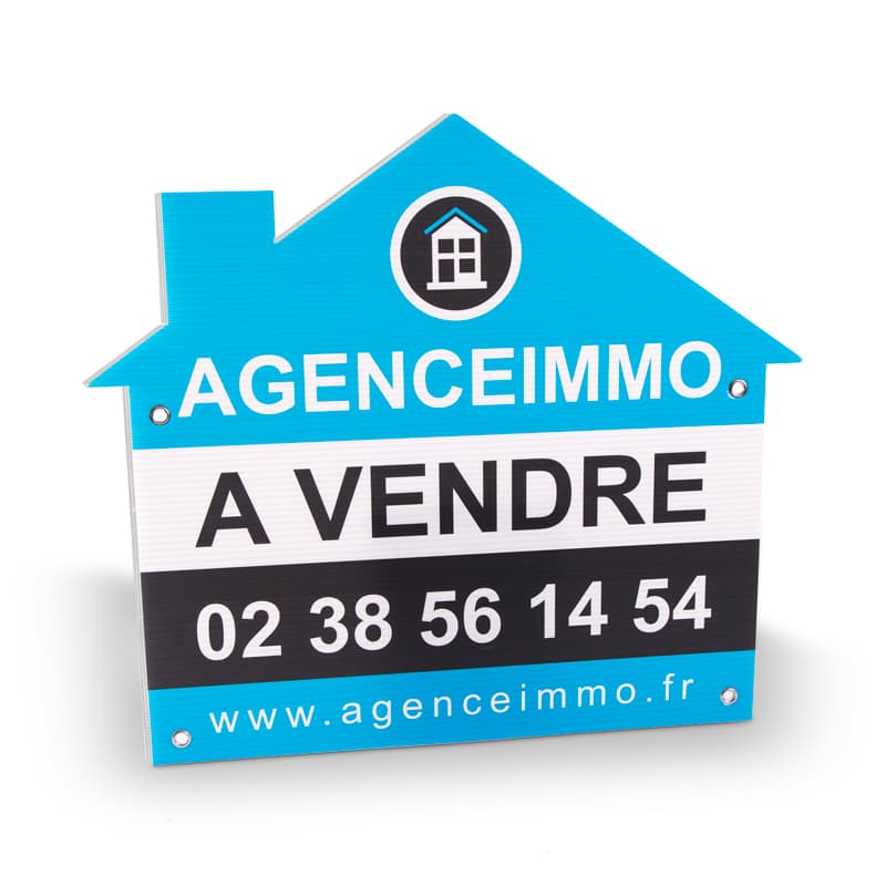 5.00000 Panneaux Immobilier À Vendre / À Louer Sur Mesure 120 x 80 cm - Easyflyer