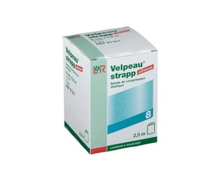 L&R Velpeau Strapp Bande Élastique Adhésive 8cm x 2,5m