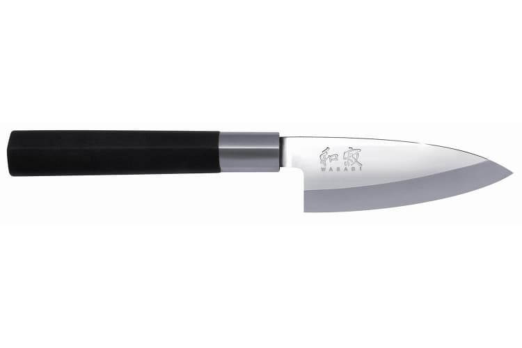 Couteau deba japonais kai wasabi black lame 10.5cm