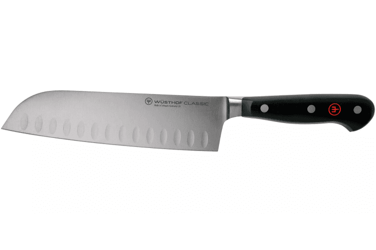 Couteau santoku wüsthof classic alvéolé forgé 17cm