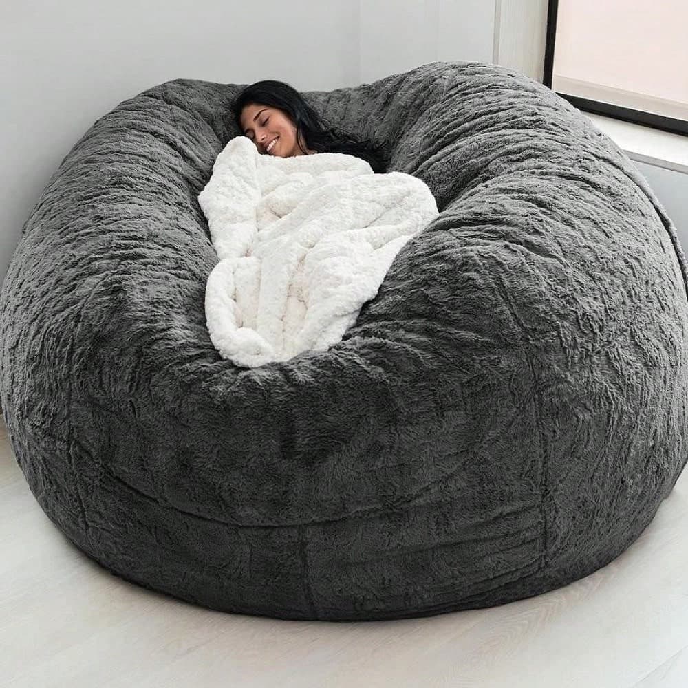 1 pièce Housse de canapé sac de haricots multifonction (housse seulement, sans rembourrage), meuble démontable et pliable pour une location de