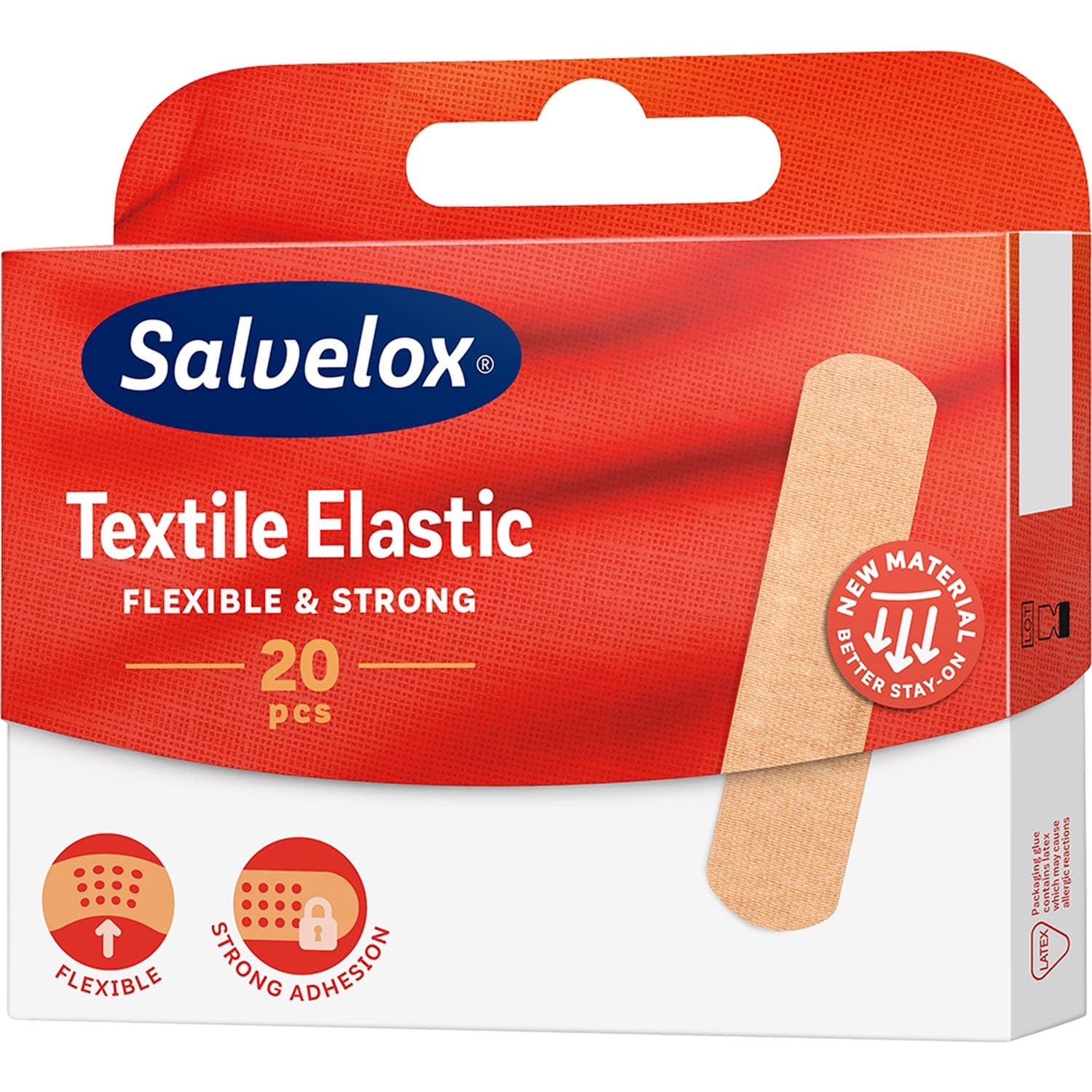 Salvelox tissu bandage adhésif 20 Unités